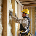 professional installing insulation walls home improved energy efficiency ()